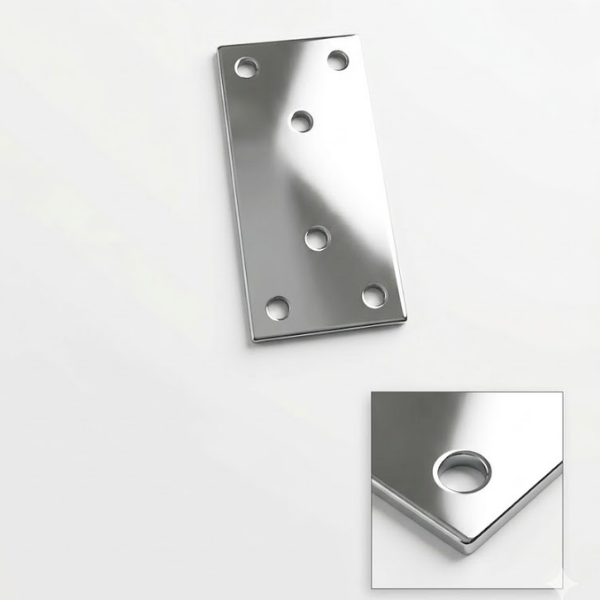 Kit 10 Placas Para União e Fixação Reta