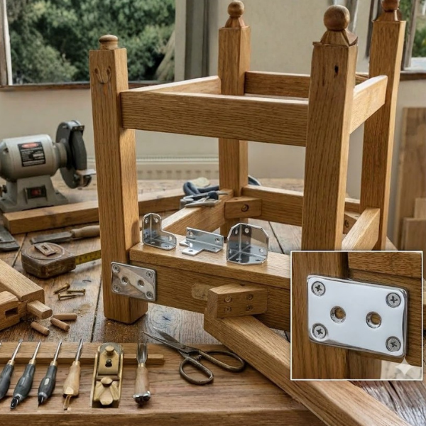 Kit 10 Placas Para União e Fixação Reta