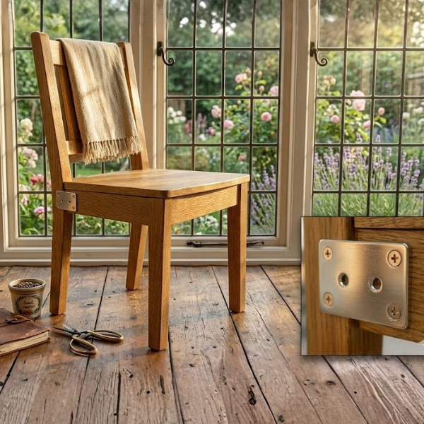 Kit 10 Placas Para União e Fixação Reta