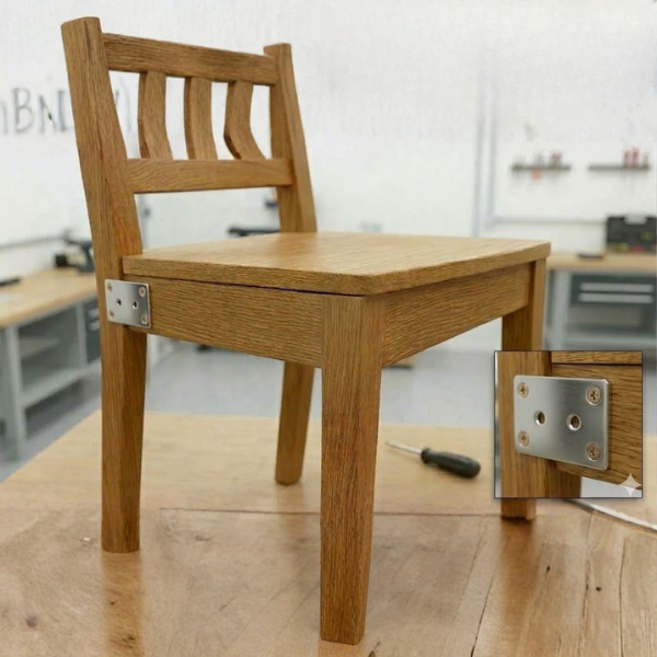 Kit 10 Placas Para União e Fixação Reta