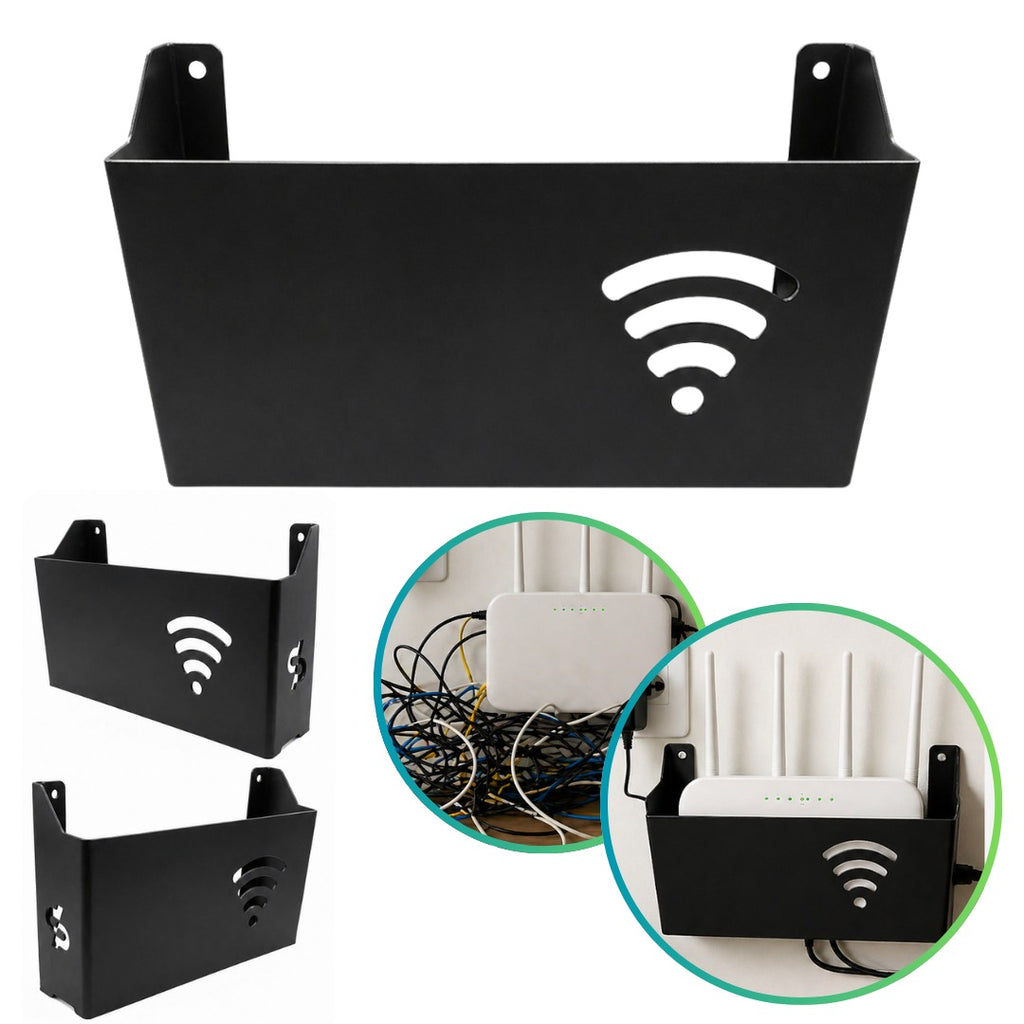 Suporte de Roteador Wi-fi Modem Sem Fio Parede Organizador